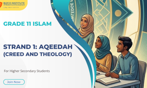 Grade 11 Islam Strand 1: Aqeedah (Creed and Theology)